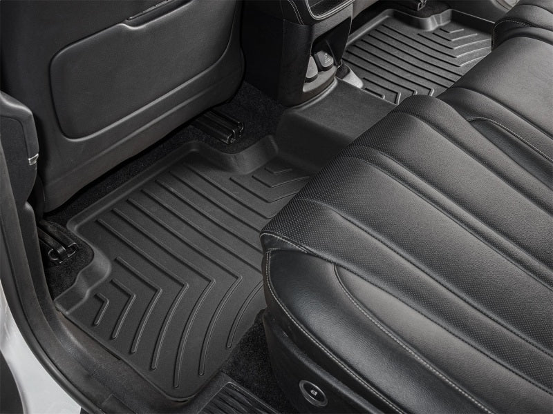 WeatherTech 21-24 Genesis GV80 Rear FloorLiner HP - Black