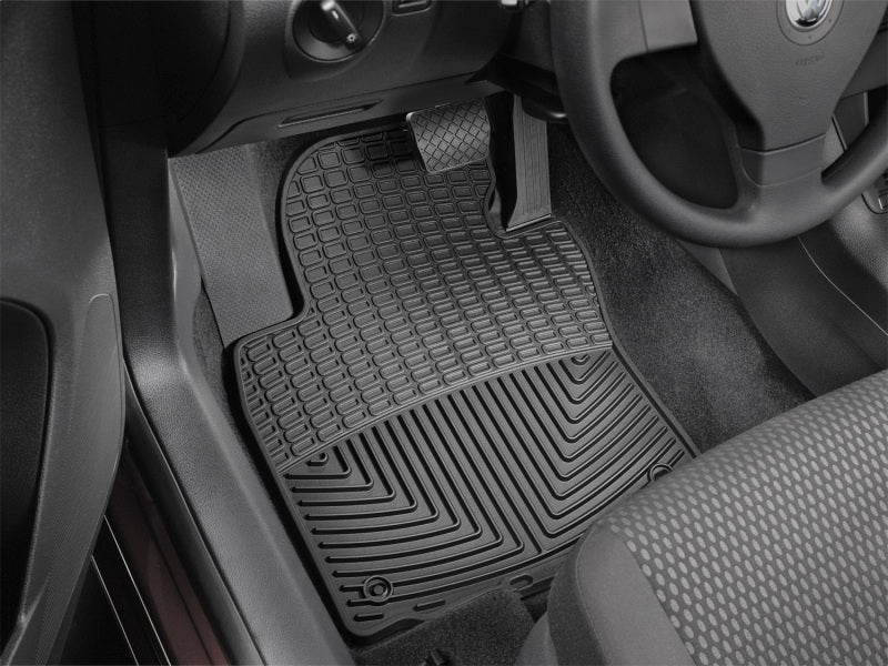 WeatherTech 05+ Volkswagen GLI Sedan Front Rubber Mats - Black