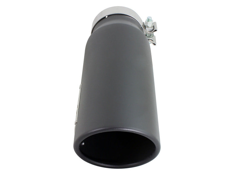 aFe Diesel Exhaust Tip Bolt On Black 4in Inlet x 5in Outlet x 15in