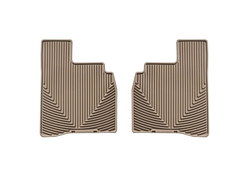 WeatherTech 07-13 Mercedes-Benz S-Class (W221) Rear Rubber Mats - Tan