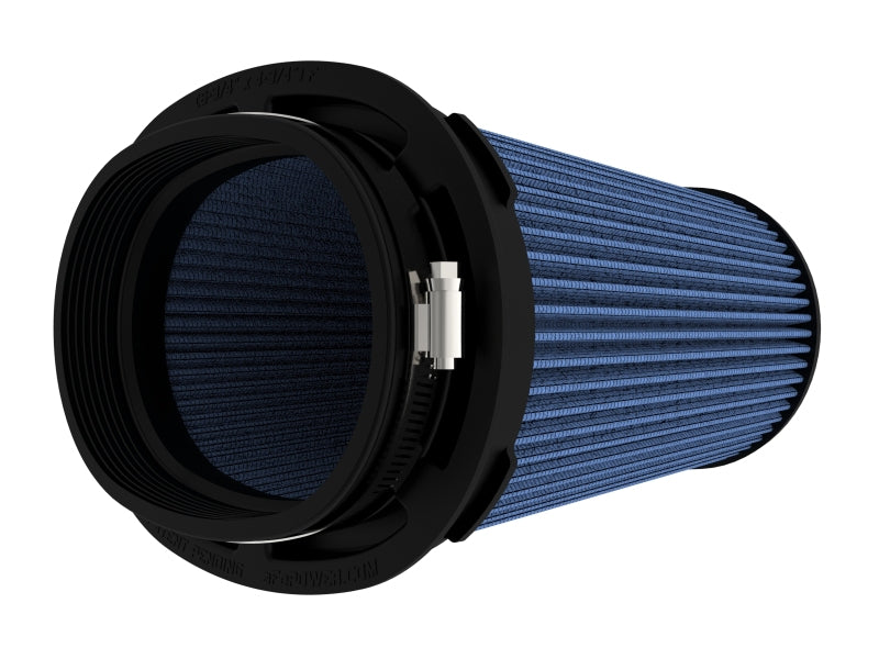 aFe MagnumFLOW Air Filter Pro 5 R 6.75inX4.75in F x 8.25inX6.25in B (INV) x 7.25X5in T (INV) x 9in