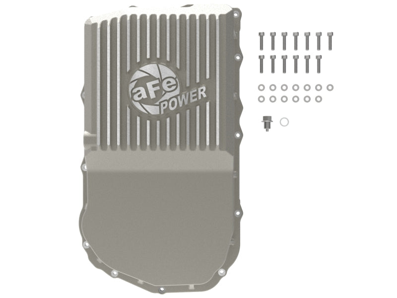 aFe POWER 21-24 Ram TRX (8HP90/95 Trans) Street Series Transmission Pan - Raw w/ Machined Fins