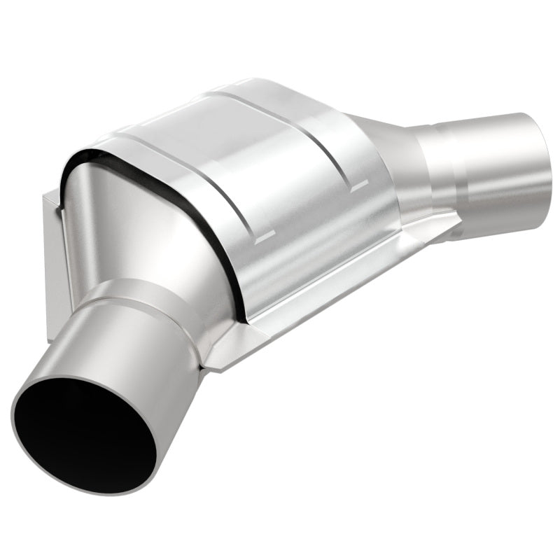 MagnaFlow Universal Catalytic Converter 2.50 Angled In / Out OEM