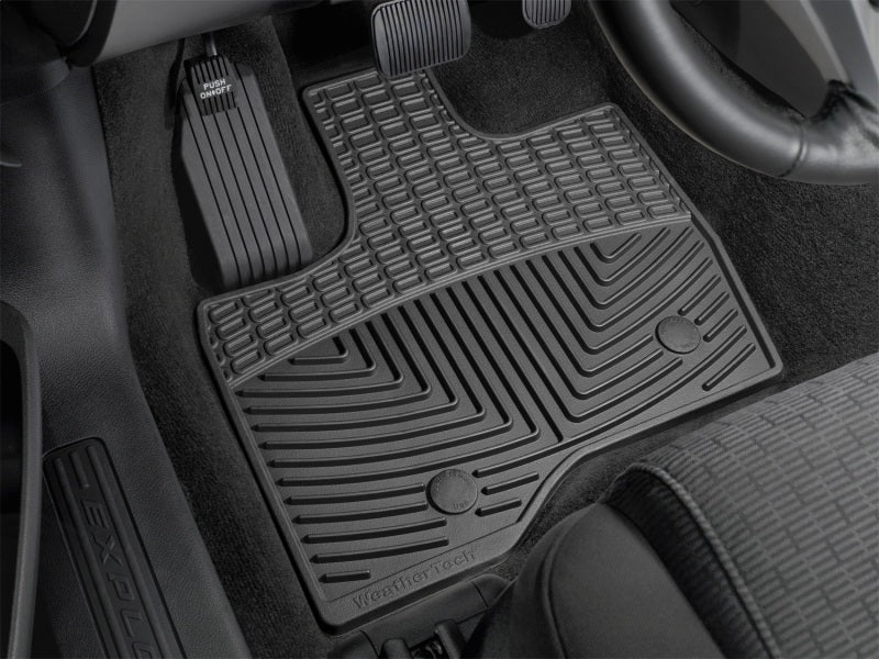WeatherTech 11+ Ford Explorer Front Rubber Mats - Black