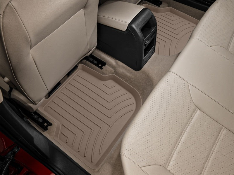 WeatherTech 11-18 Volkswagen Jetta Rear FloorLiner HP - Tan
