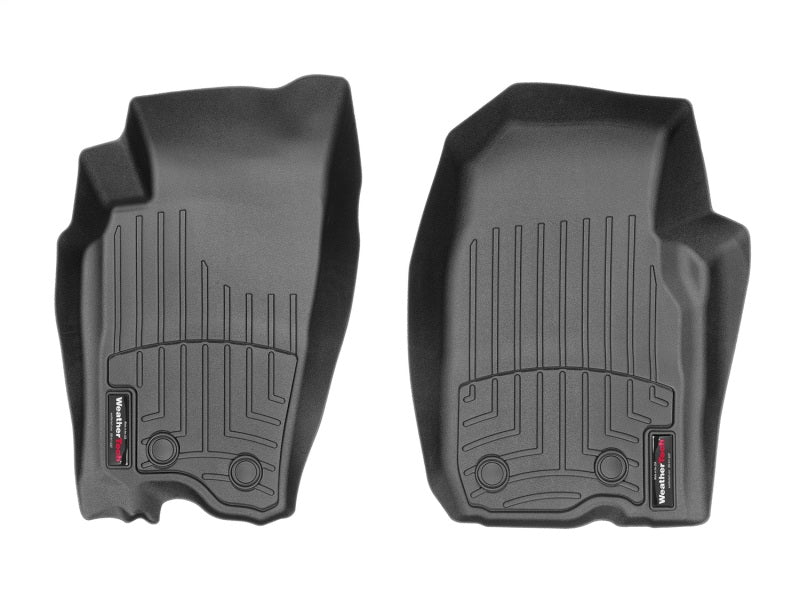 WeatherTech 96-98 Jeep Grand Cherokee Front FloorLiner - Black (Vehicles With No Retention Devices)