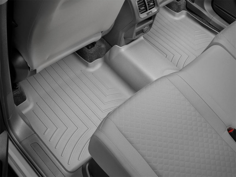 WeatherTech 2018+ Volkswagen Tigaun Rear FloorLiner - Grey (Fits 5 & 7 Passenger Models)