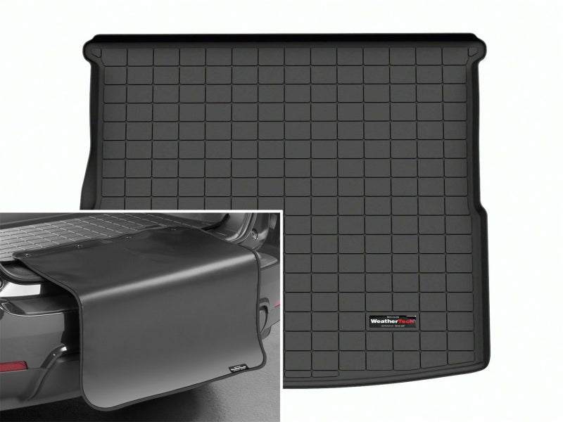 WeatherTech 22-23 Audi Q4 E-tron Cargo With Bumper Protector - Black
