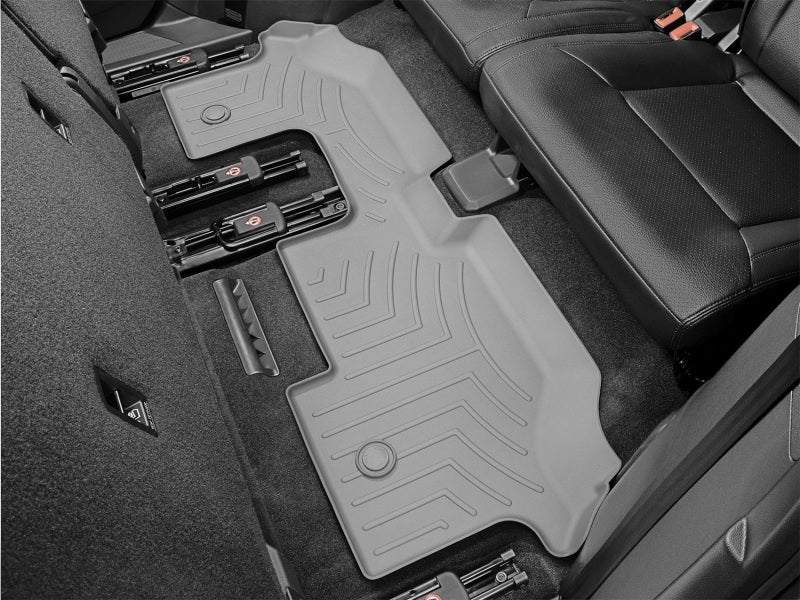 WeatherTech 2018+ Volkswagen Atlas Rear FloorLiner - Grey (Fits Vehicles w/2nd Row Bench Seats)