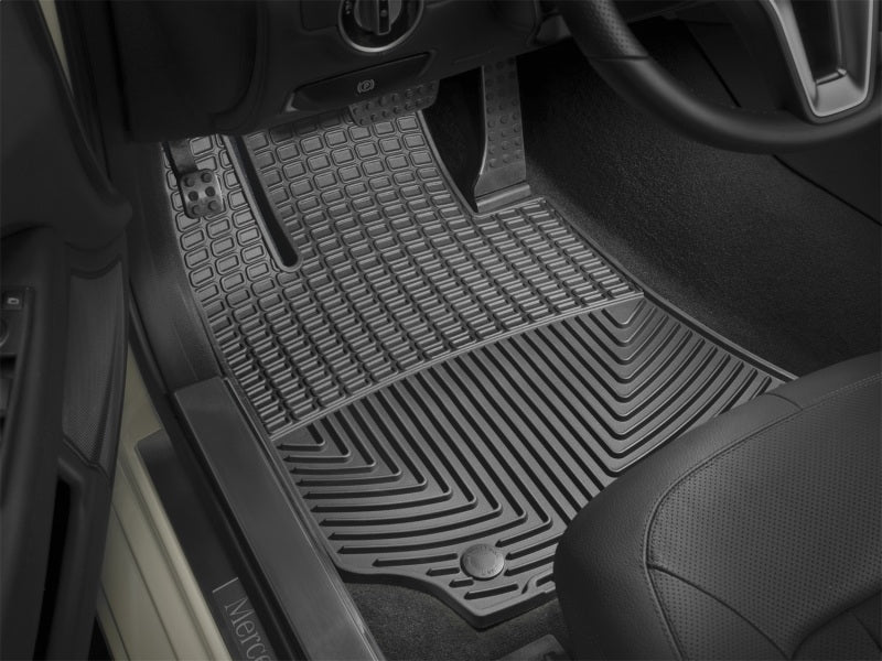 WeatherTech 10+ Mercedes-Benz E-Class Sedan (W212) Front Rubber Mats - Black