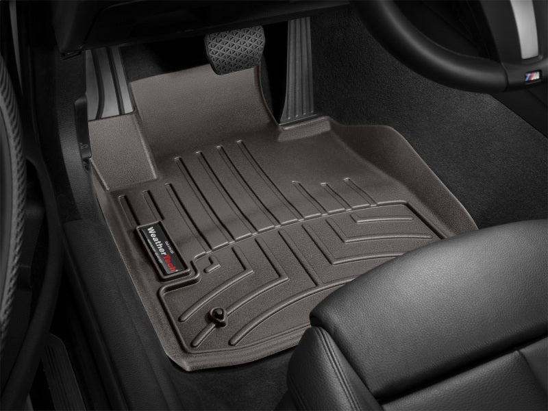 WeatherTech 2014+ BMW 4-Series Front FloorLiner - Cocoa