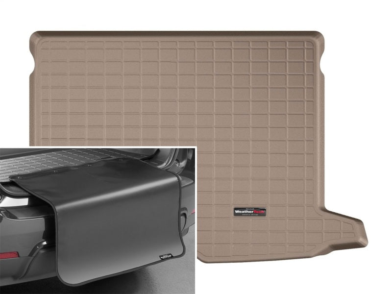 WeatherTech 2016+ Mercedes-Benz GLC Cargo With Bumper Protector - Tan