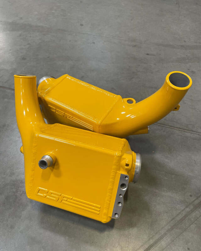 CSF 2025+ BMW G90 M5 / G99 M5 Touring Charge Air Cooler - Mustard Yellow