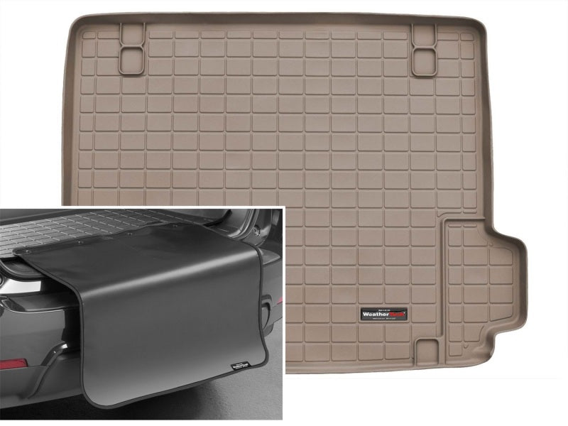 WeatherTech 11+ BMW X3 Cargo Liner w/ Bumper Protector - Tan