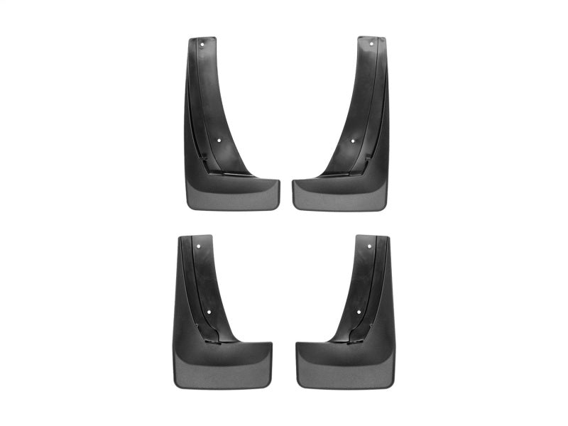 WeatherTech 17-23 GMC Acadia/Acadia Denali (w/AT Pkg / w/o Asst Steps) No Drill Mudflaps - Black