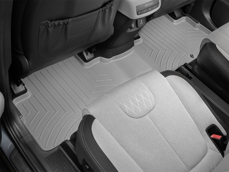 WeatherTech 2020+ Hyundai Palisade (2nd Row) Rear FloorLiner - Grey