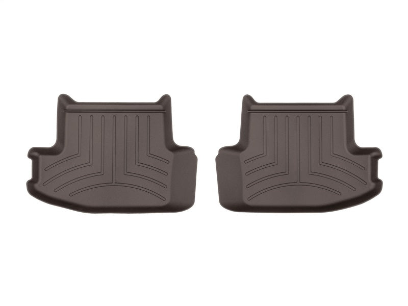 WeatherTech 2019+ Audi A4/S4/A5/S5 Rear (2nd Row) FloorLiners - Black (Sedan & Sportback)