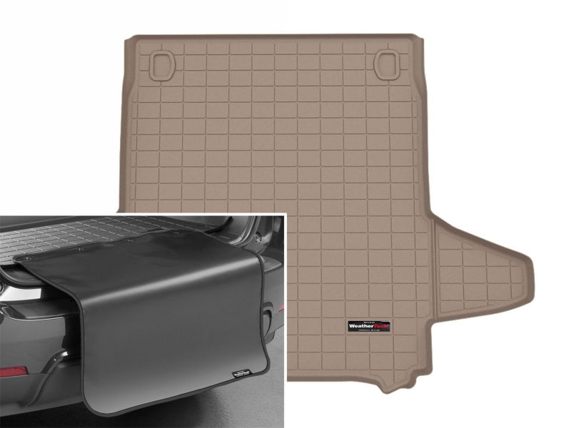 WeatherTech 24-26 Porsche Panamera Trunk Cargo Liner w/Bumper Protector - Tan