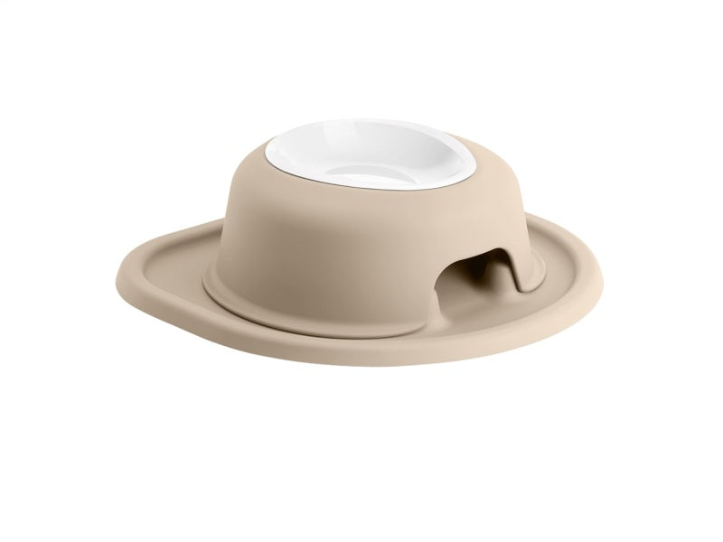 WeatherTech Pet Feeding System Single High 8oz 3in. Poly Bowl - Tan