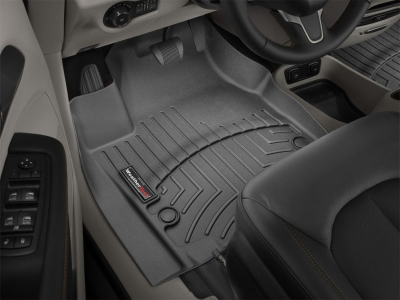 WeatherTech 2017+ Chrysler Pacifica Front FloorLiner - Black