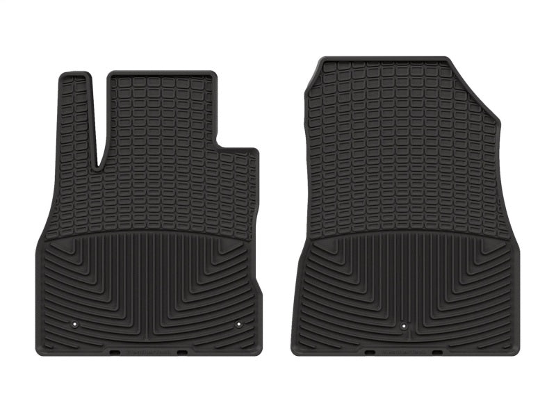 WeatherTech 18-24 Nissan Kicks 1st Row Front All-Weather Floor Mats - Black