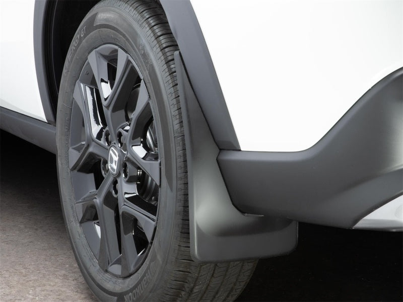 WeatherTech 23-24 Honda HR-V (Models w/o Opt. Fender Flares) No Drill Rear MudFlaps Black