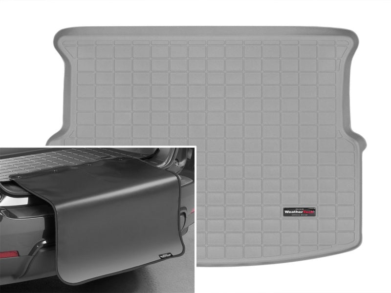 WeatherTech 05-12 Ford Escape Cargo Liner w/ Bumper Protector - Grey
