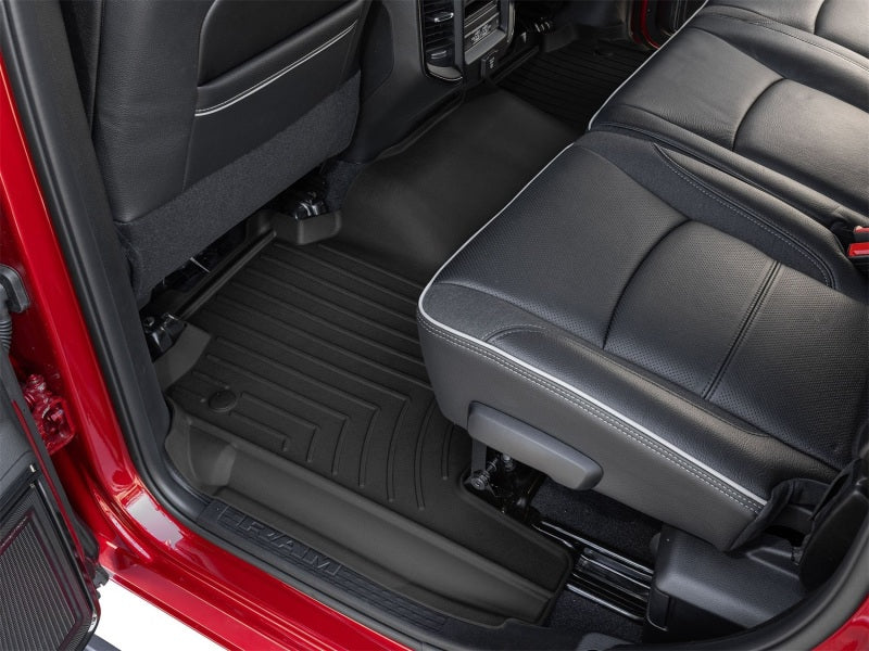 WeatherTech 19-23 RAM 2500/3500 (Mega Cab) Rear FloorLiner HP - Black