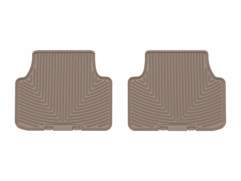 WeatherTech 19-25 Volkswagen Jetta 2nd Row Rear All-Weather Floor Mats - Tan