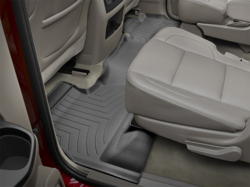 WeatherTech 24-26 Chevrolet Traverse 2nd Row Rear FloorLiner - Black
