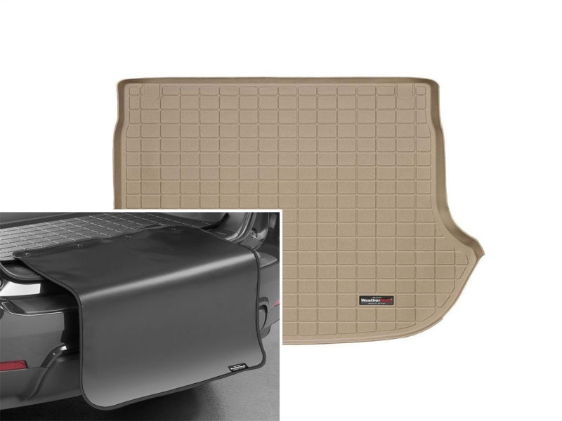 WeatherTech 09-14 Nissan Murano Cargo Liners w/ Bumper Protector - Tan