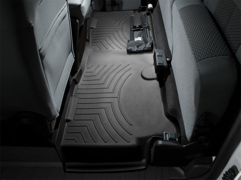 WeatherTech 11+ Ford F250/F350/F450/F550 Super Cab Rear FloorLiner - Black