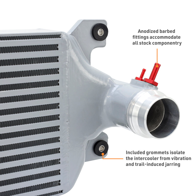 Mishimoto 2024+ Toyota Tacoma Performance Intercooler - Silver
