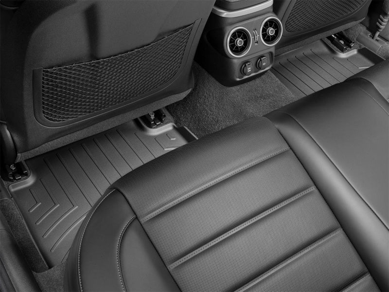 WeatherTech 2018+ Kia Stinger Rear FloorLiner - Black