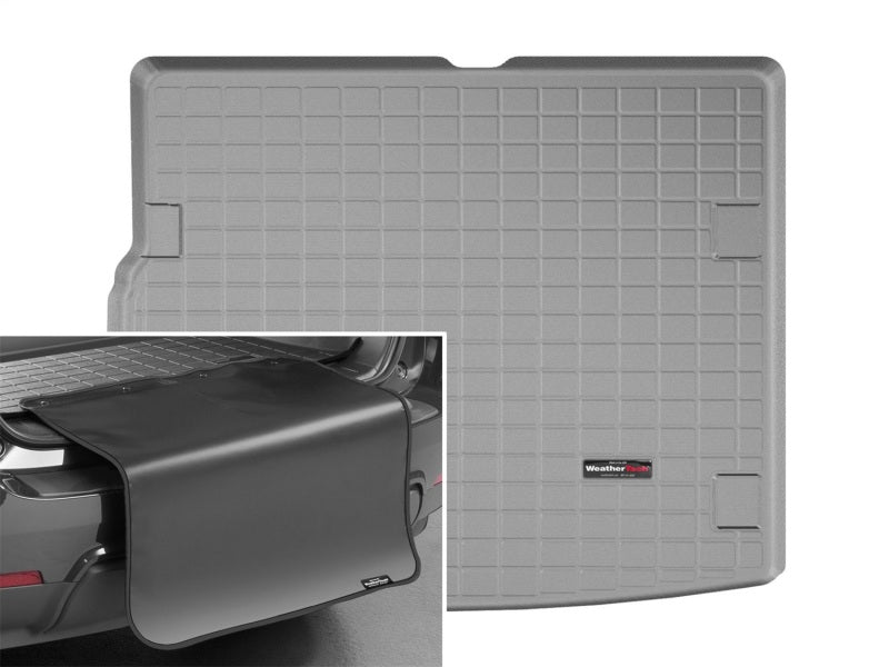 WeatherTech 08-09 Volkswagen Touareg w/4 Zone Climate Control Cargo Liners w/Bumper Protector - Grey