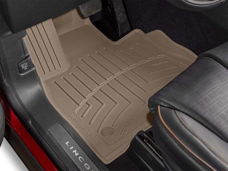 WeatherTech 20-25 Lincoln Aviator Front FloorLiner HP - Tan