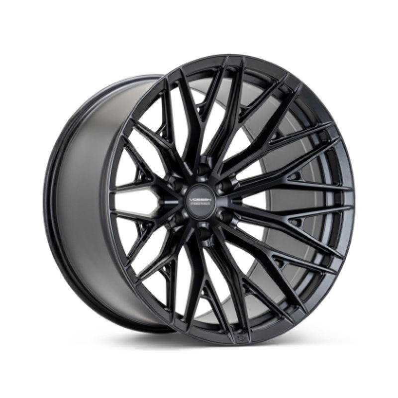 Vossen HFX-6 17x9 - 6x135 - ET0 - Super Deep Face - 87.1 - Satin Black Wheel