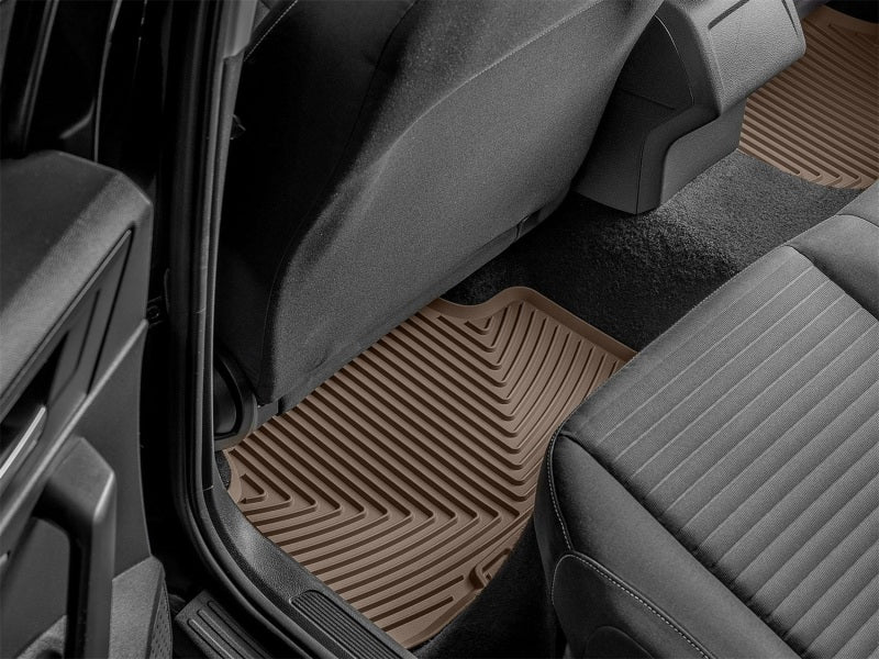 WeatherTech 19-25 Volkswagen Jetta 2nd Row Rear All-Weather Floor Mats - Tan