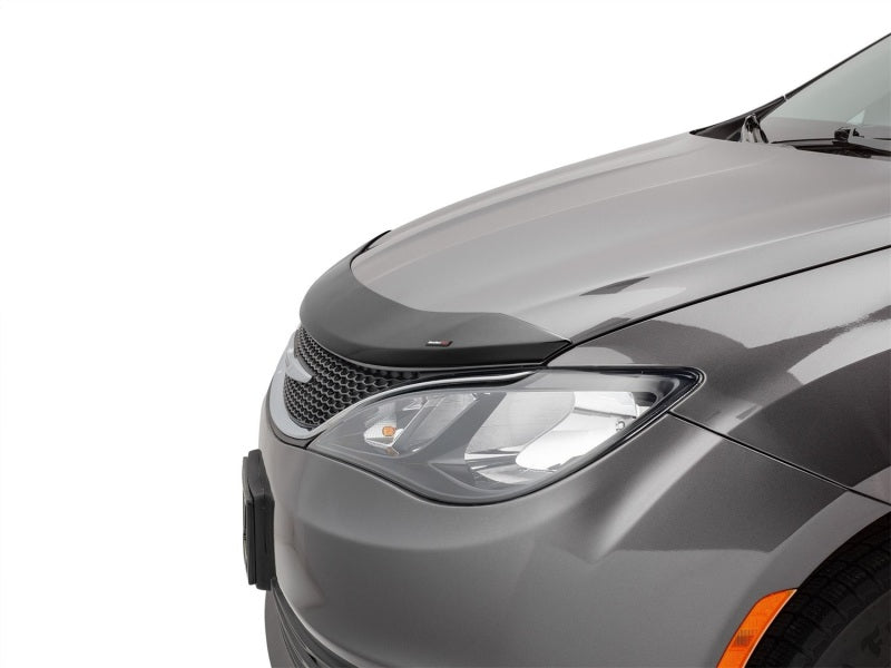 WeatherTech 17-20 Chrysler Pacifica Hood Skin Protector - Dark Smoke