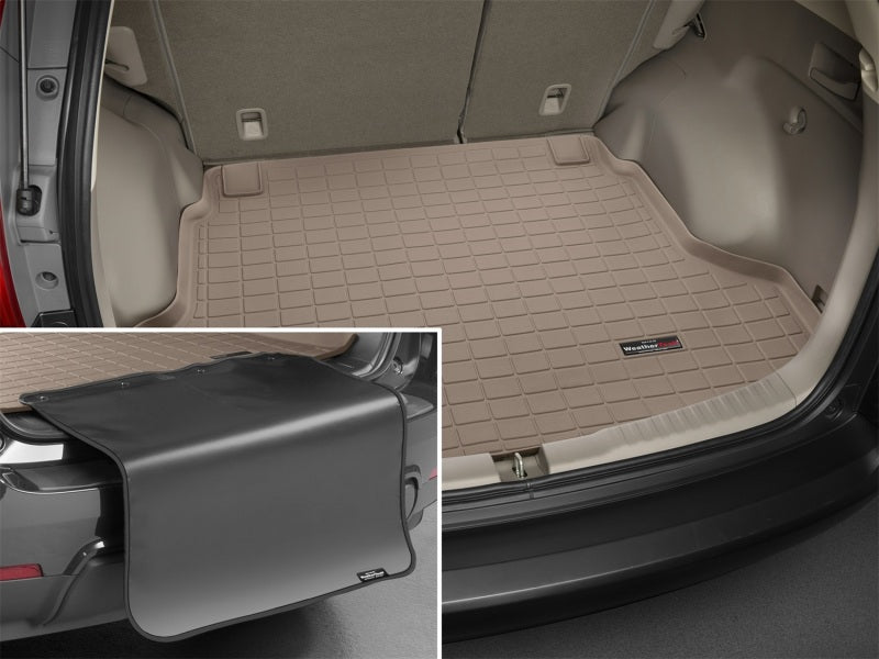 WeatherTech 12+ Honda CR-V Cargo Liner w/ Bumper Protector - Tan
