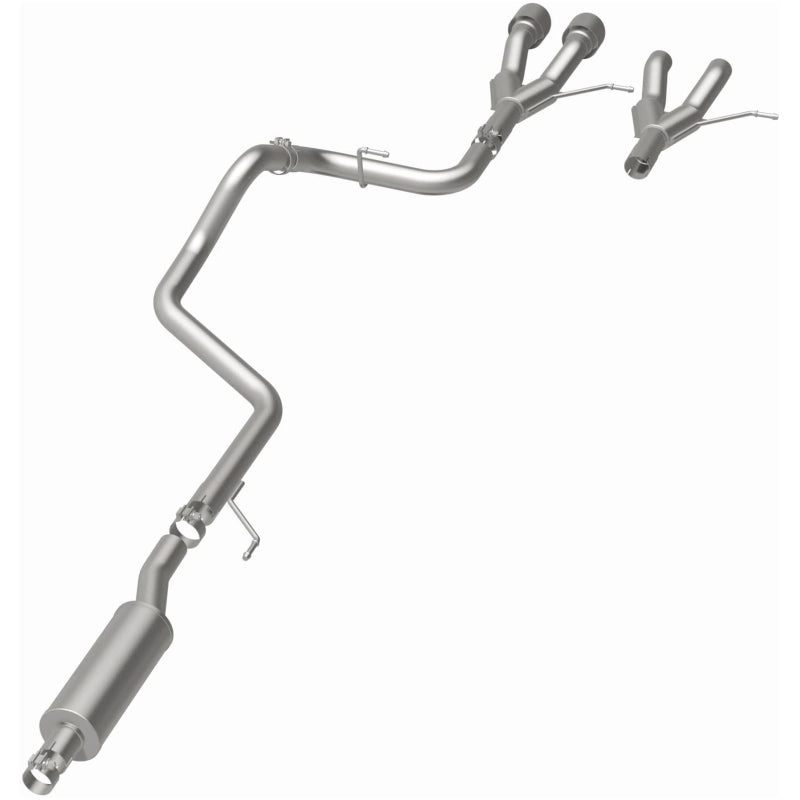 MagnaFlow Cat-Back 2013-2017 Hyundai Veloster L4 Turbo 2.25in SS Street Series 4in Polished Tips