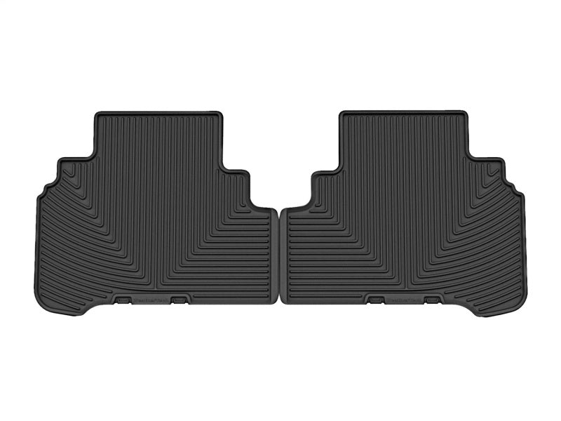 WeatherTech 2017+ Chevrolet Bolt EV Rear Rubber Mats - Black