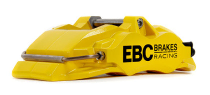 EBC Racing 17-22 Honda Civic Type-R (FK8) Yellow Apollo-6 Front Left Caliper
