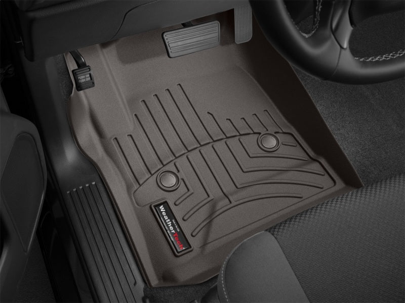 WeatherTech 2014+ Chevrolet Silverado Front FloorLiner - Cocoa