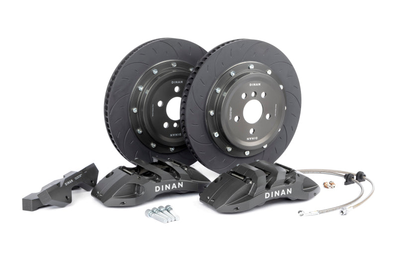 Dinan 15-18 BMW M3 Front Big Brake Kit - 395x34mm 6 Piston - Grey