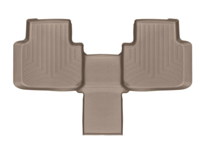 WeatherTech 2018+ Volkswagen Atlas Rear FloorLiner - Tan (w/ 2nd Row Bucket Seats)