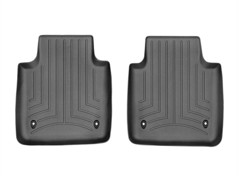 WeatherTech 2011+ Jaguar XJ Series Rear FloorLiner - Black (Fits Long Wheelbase Models)