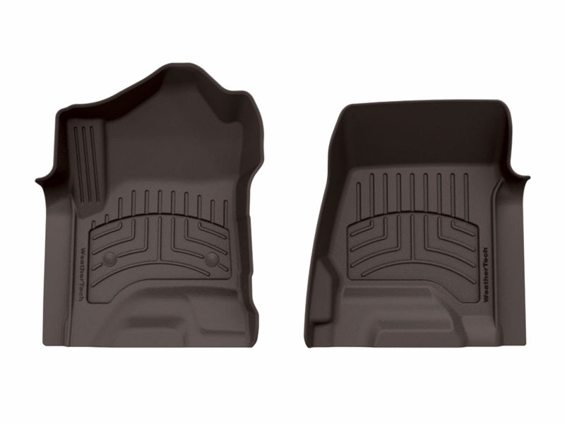 WeatherTech 15-19 Chevrolet Silverado 1st Row Front FloorLiner HP - Cocoa