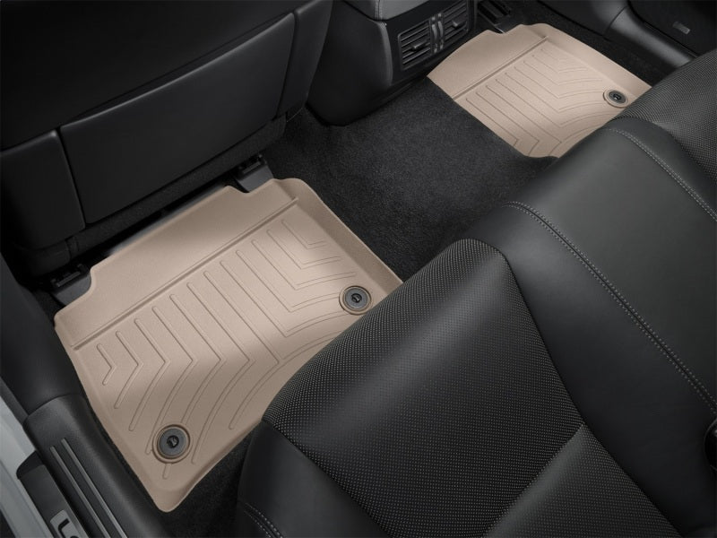 WeatherTech 13+ Lexus LS Rear FloorLiner - Tan