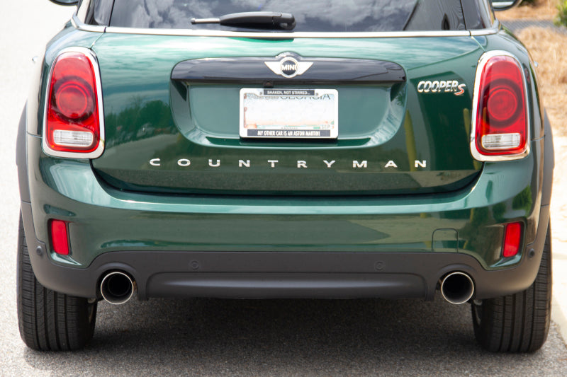 Dinan 17-24 Mini Cooper Clubman/Countryman S ALL4 (F54/F60) Valved Axleback Exhaust - Black Tips